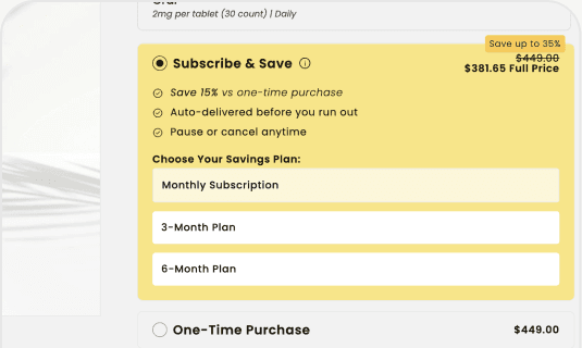 Hypothesis H6: Subscription visibility increases recurring revenue