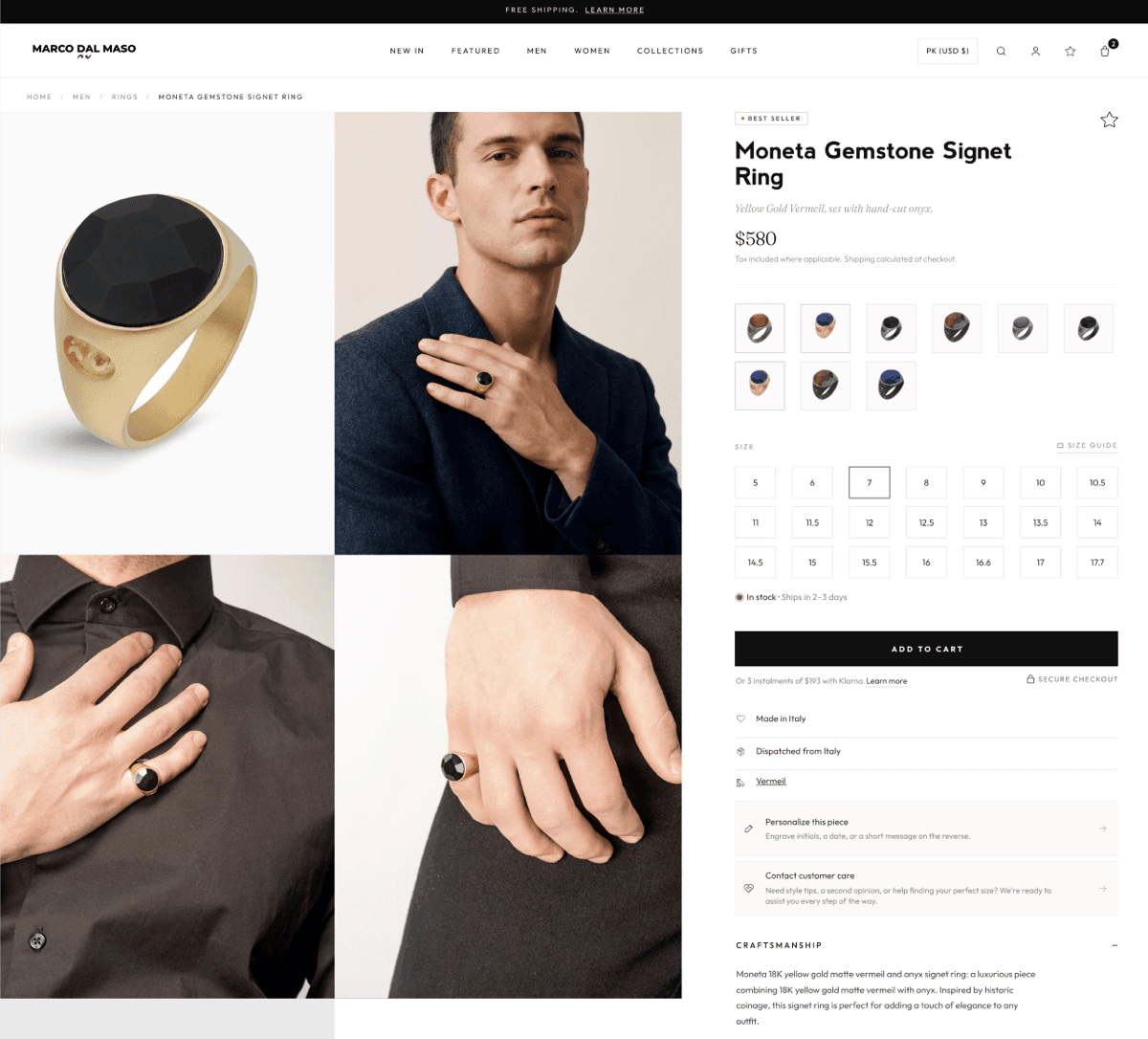 Shopify product page improvement